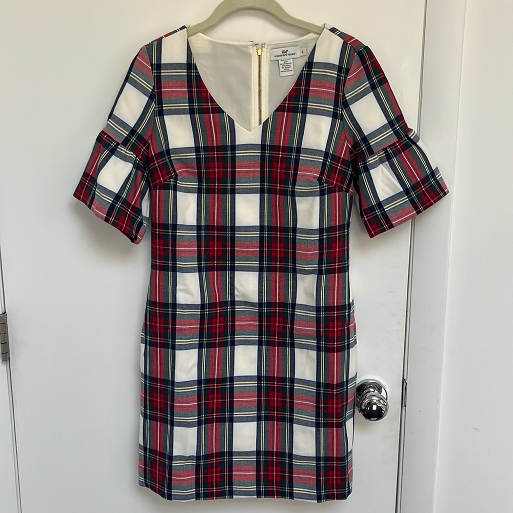 Vineyard Vines Plaid Dress. Size 0.